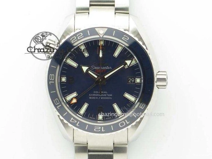 0501 Planet Ocean 39.5mm Black Ceramic Bezel SS VSF 1:1 Best Edition Black Dial on SS Bracelet A Stretchable 7890